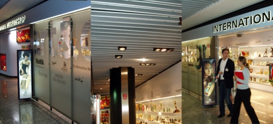 Fraport AG, Frankfurt/M Umbau von 8 Shops im Flughafenterminal 1(2)(3)